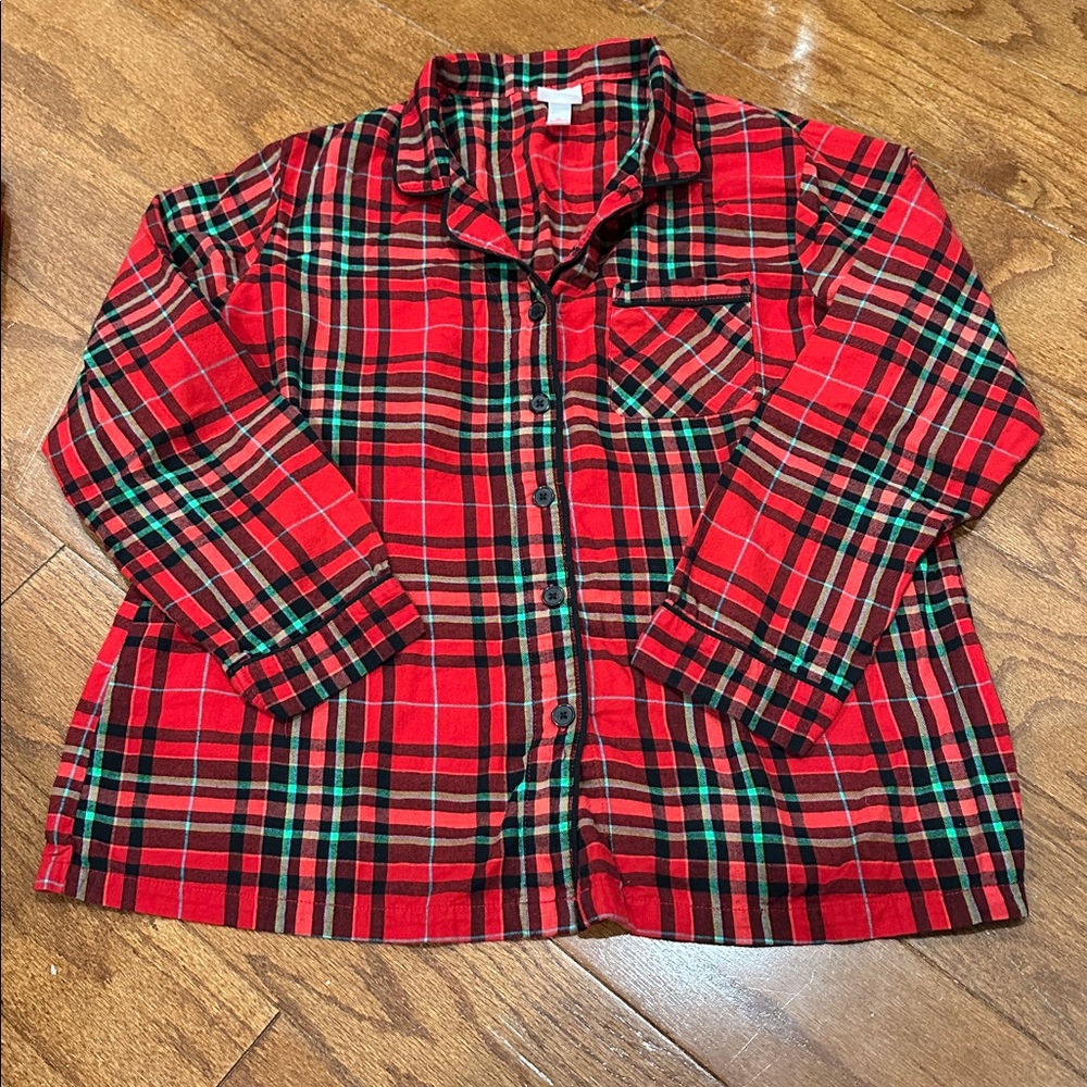 Wondershop women’s Red Plaid Pajama Set - Picture 4 of 7